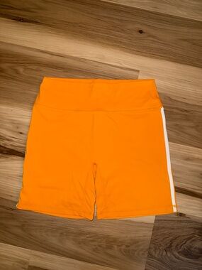 Vici Sport Orange Women's High-Waist Shorts